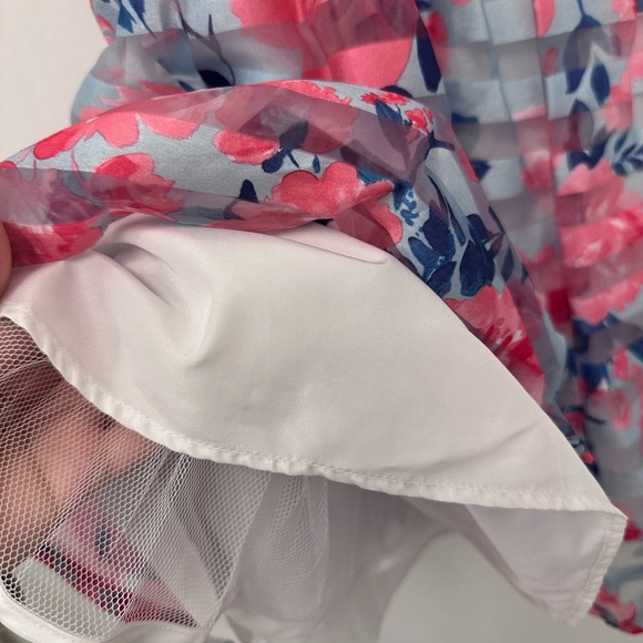 Jona Michelle Pink and Blue Floral Dress - Picture 3 of 5